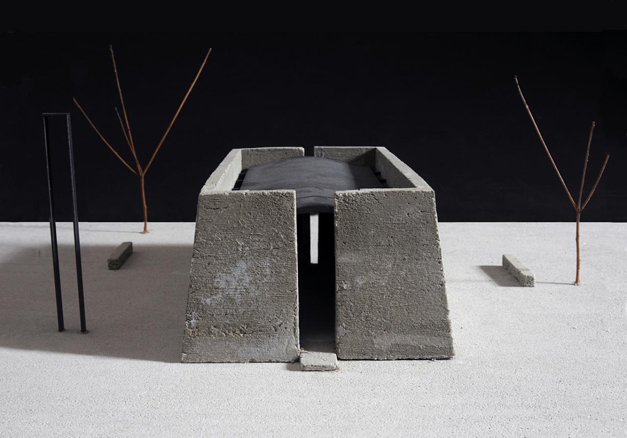 'Ασπροκκλησιά'. Λεπτομέρεια. Μακέτα